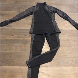 Lulu Lemon Coat and Leggings